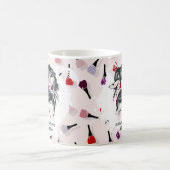 パーソナライズされた爪、 ネイルテックライフマグ コーヒーマグカップ (中央)