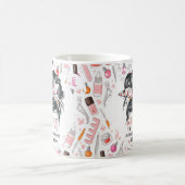 パーソナライズされた爪、 ネイル技術ツールLife Mag コーヒーマグカップ (中央)