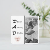 パーソナライズされた父の日のカードメッセージ シーズンカード (スタンド正面)