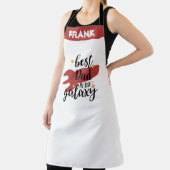 パーソナライズされた父の日パパ エプロン (インサイチュ)