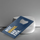 パーソナライズされた父の日最高ののパパ クレジットカード栓抜き