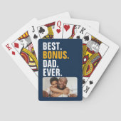 パーソナライズされた父の日最高ののパパ トランプ (裏面)