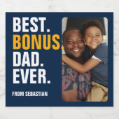 パーソナライズされた父の日最高ののパパ ビールラベル (シングルラベル)