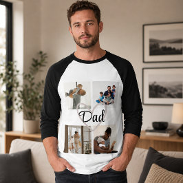 パーソナライズされた父の日 - スーパーヒーローのパパ Tシャツ