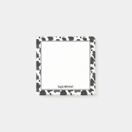 パーソナライズされた牛のはっきりしたプリント ポストイット