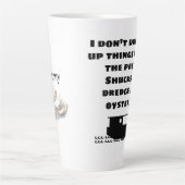 パーソナライズされた牡蠣漁師 カフェラテマグ (正面)