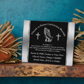 パーソナライズされた牧師の記念館聖なる書物、 経典 フォトプラーク (側面)