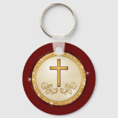 パーソナライズされた牧師へのキリスト教賜物 キーホルダー (裏面)