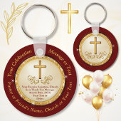 パーソナライズされた牧師へのキリスト教賜物 キーホルダー