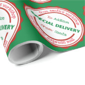 パーソナライズされた特産サンタ工房 ラッピングペーパー (ロールコーナー)