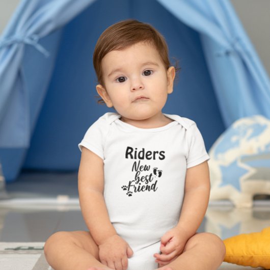 パーソナライズされた犬のペットベビー最高の友 ベビーボディスーツ
