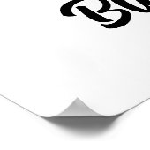 パーソナライズされた犬の姉 ポスター (角)