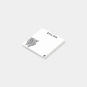 パーソナライズされた犬 ポストイット (アングル)