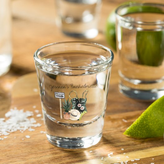 パーソナライズされた独身最後の週末パーティーのお土産 ショットグラス