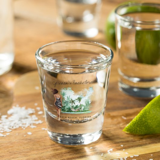 パーソナライズされた独身最後の週末パーティーのお土産 ショットグラス