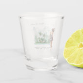 パーソナライズされた独身最後の週末パーティーのお土産 ショットグラス (裏面)