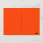 パーソナライズされた猫読書道デザイン ポストカード (裏面)