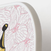 パーソナライズされた王冠デザイン「ピックボール女王」 ピックルボールラケット (左詳細)