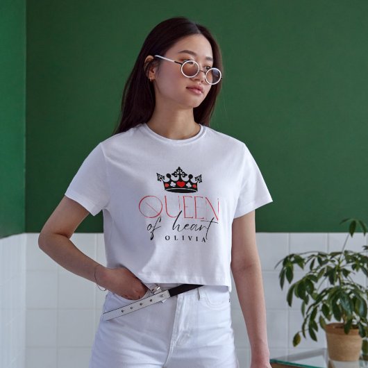 パーソナライズされた王冠 Tシャツ