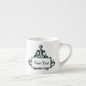 パーソナライズされた王室のティアラ エスプレッソカップ (右)