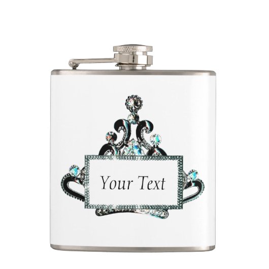 パーソナライズされた王室のティアラ フラスク (正面)