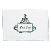 パーソナライズされた王室のティアラ 枕カバー (正面)