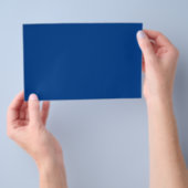 パーソナライズされた王室のブルーフライヤー チラシ (ハンドル)