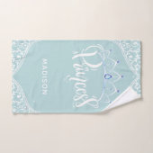 パーソナライズされた王室のプリンセス ハンドタオル (ハンドタオル)