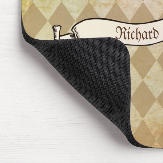 パーソナライズされた王室の令 マウスパッド (コーナー)