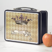 パーソナライズされた王室の令 メタルランチボックス (インサイチュ)