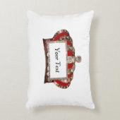 パーソナライズされた王室の冠 アクセントクッション (正面(垂直))