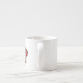 パーソナライズされた王室の冠 エスプレッソカップ (裏面)