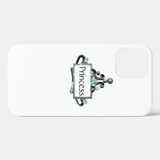 パーソナライズされた王室のTiaraケース Case-Mate iPhoneケース (裏面 (横))