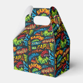 パーソナライズされた現代風 かっこいい コミックブック フェイバーボックス (裏面サイド)