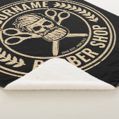 パーソナライズされた理容師ショップスカルロカビリーサロン  シェルパブランケット (3/4)