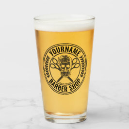 パーソナライズされた理容師ショップスカルロカビリーサロン タンブラーグラス
