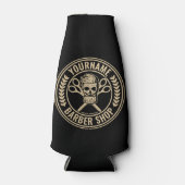 パーソナライズされた理容師ショップスカルロカビリーサロン ボトルクーラー (正面)