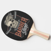パーソナライズされた理容師ショップヒップスタースカル&レイザーズ 卓球ラケット (横)
