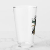 パーソナライズされた理容師ショップレトロヘアカットひげそり タンブラーグラス (右)