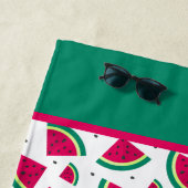 パーソナライズされた瓜 ビーチタオル (インサイチュ)