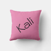 パーソナライズされた生まれ装飾用クッション クッション (裏面)