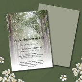 パーソナライズされた生葬林お祝い 招待状