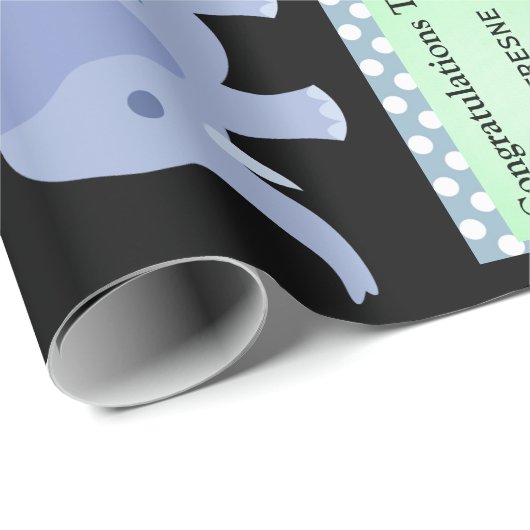 パーソナライズされた男の赤ちゃん ラッピングペーパー (ロールコーナー)