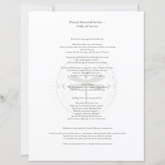 パーソナライズされた異教の礼学 (正面)