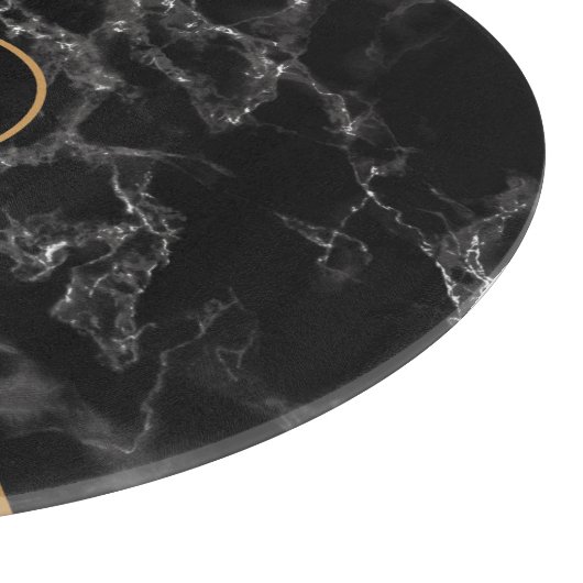 パーソナライズされた白黒フェイク大理石切削ボード カッティングボード (角)