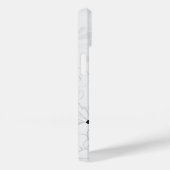 パーソナライズされた白黒フローラ Case-Mate iPhoneケース (裏面 / 右)