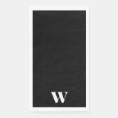 パーソナライズされた白黒モノグラム結婚ズ (正面)