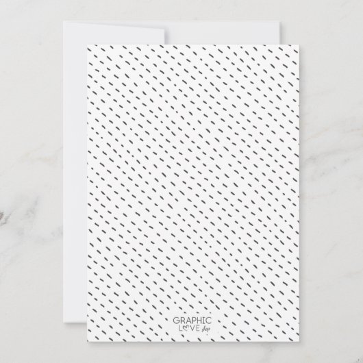 パーソナライズされた白黒動物園動物誕生日 招待状 (裏面)