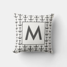 パーソナライズされた白黒航海のいかり