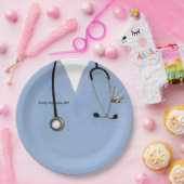 パーソナライズされた看護師の紙皿 ペーパープレート (パーティー)